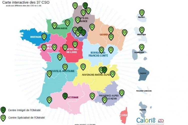 Carte interactive des 37 CSO