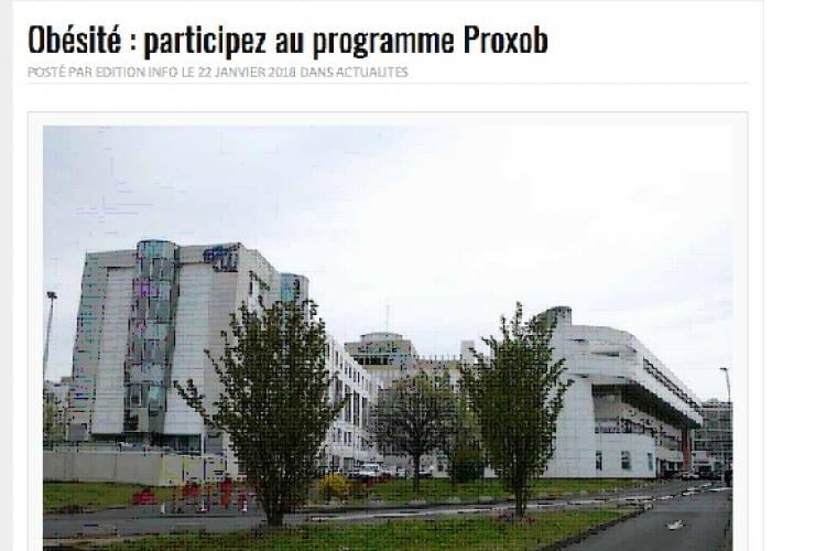 article PROXOB dans le journal INFO