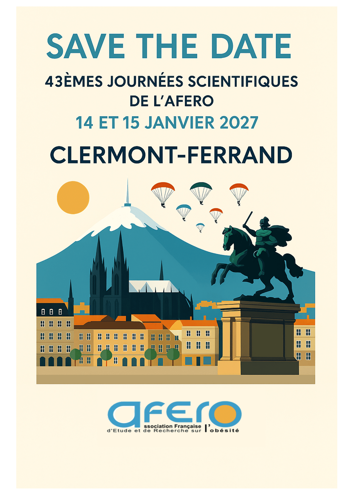 AFERO SAVE THE DATE 14 &15 JANVIER 2027