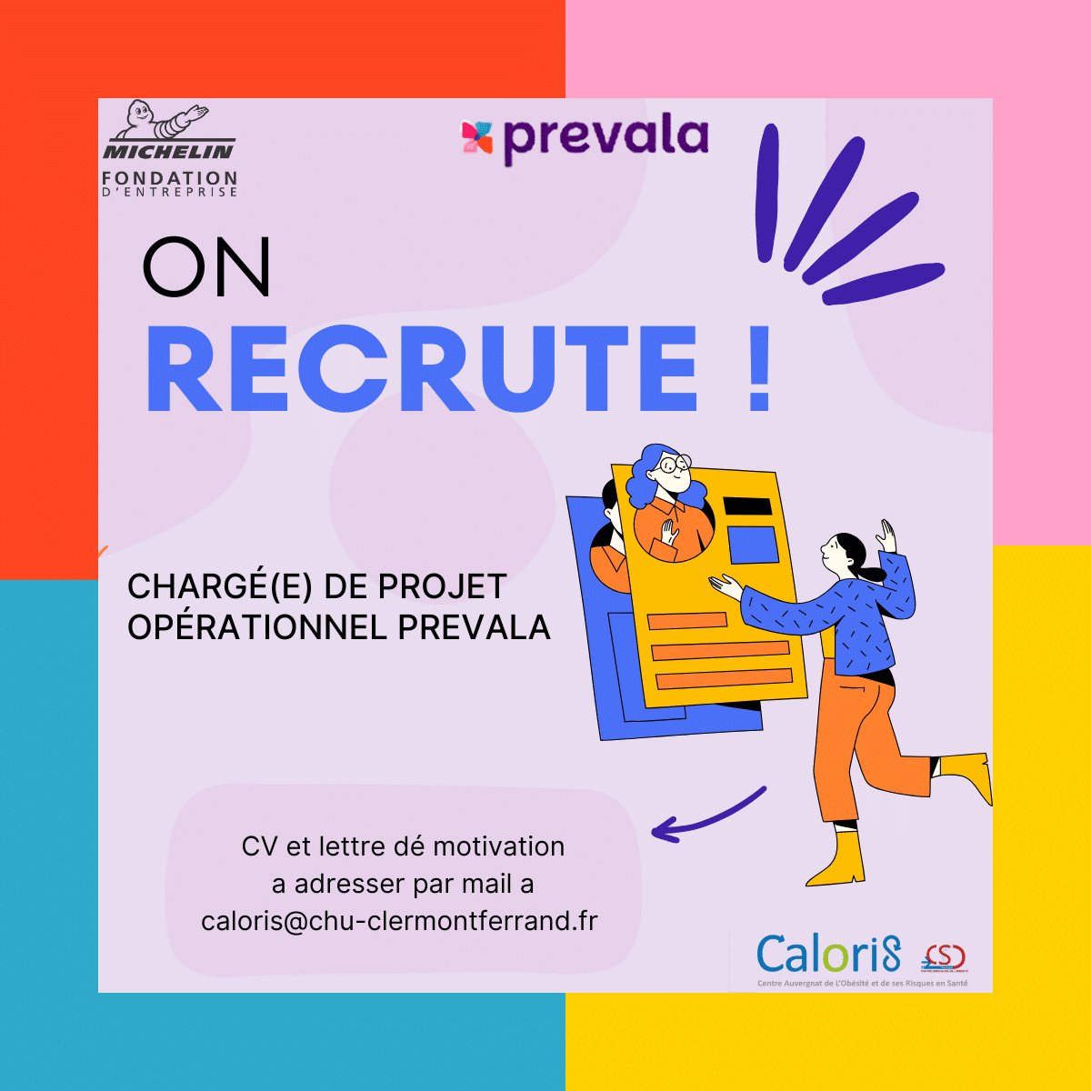 RECRUTEMENT !Nous recherchons un Chargé.e de projet opérationnél·le – Programmé PREVALA.